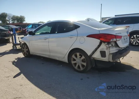 2013 Hyundai Elantra Gls z USA, uszkodzony, nr VIN 5NPDH4AE4DH222299